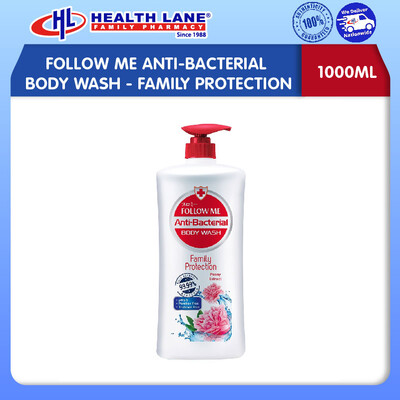 FOLLOW ME ANTI-BACTERIAL SABUN BADAN- FAMILY PROTECTION (1000ML)
